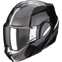 SCORPION EXO-Tech Evo Forza, Systeemhelm, Zwart-Zilver