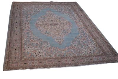 Vintage vloerkleed groen nr.62062 318cm x 212cm