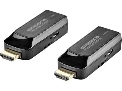 SpeaKa Professional Extender (verlenging) HDMI Via netwerkkabel RJ45 50 m