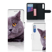 Xiaomi Mi 9 SE Telefoonhoesje met Pasjes Kat