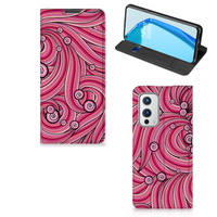 OnePlus 9 Bookcase Swirl Pink - thumbnail