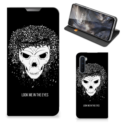 Mobiel BookCase OnePlus Nord Skull Hair Mobiel BookCase OnePlus Nord Skull Hair