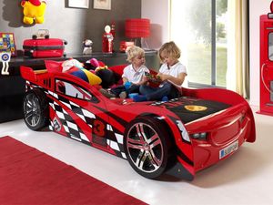 Bed NIGHT SPEEDER 90x200 cm rood