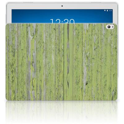 Lenovo Tab P10 Silicone Tablet Hoes Green Wood Lenovo Tab P10 Silicone Tablet Hoes Green Wood