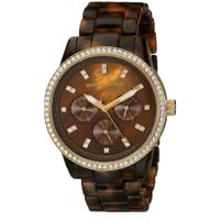 Horlogeband Michael Kors MK5280 Kunststof/Plastic Bruin 18mm - thumbnail