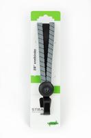 Qibbel - Triobinder eye met haak 24+2x12mm zwart/steengrijs