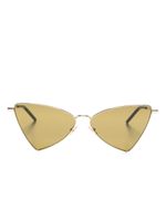 Saint Laurent Eyewear lunettes de soleil Jerry à logo embossé - Or - thumbnail