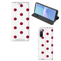 Sony Xperia 10 III Flip Style Cover Cherries