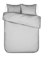 ESSENZA Dekbedovertrek Guy Zilver,Tweepersoons – 200x200/220 cm, 100% katoen renforcé, Effen