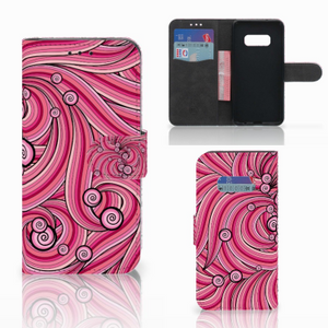 Samsung Galaxy S10e Hoesje Swirl Pink