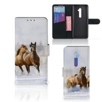 OPPO Reno2 Telefoonhoesje met Pasjes Paarden