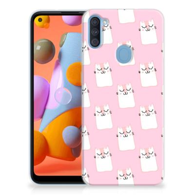 Samsung Galaxy A11 | M11 TPU Hoesje Sleeping Cats Samsung Galaxy A11 | M11 TPU Hoesje Sleeping Cats