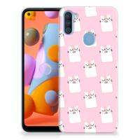 Samsung Galaxy A11 | M11 TPU Hoesje Sleeping Cats