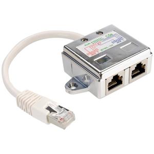 Value Netwerk T-adapter CAT 5e Wit