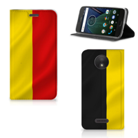 Motorola Moto C Plus Standcase Belgische Vlag