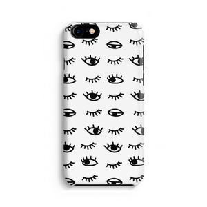 Eye pattern #2: iPhone 8 Volledig Geprint Hoesje