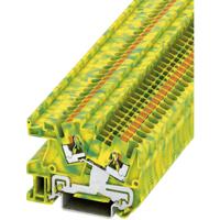 Phoenix Contact 3213962 Installatierandaardeklem 5.2 mm Snelaansluiting Groen, Geel 1 stuk(s)