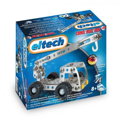 Eitech Constructieset Kraanwagen Staal Zilver 69-delig