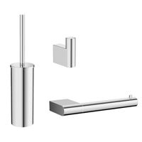 Crosswater MPRO toiletset - toiletborstelhouder - handdoekhaak - wcrolhouder - chroom SW916785 / SW916787 / SW916788 - thumbnail