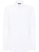 Dolce & Gabbana chemise en coton à rayures - Blanc