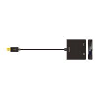 LogiLink UA0234 USB / VGA / HDMI Adapter [1x USB 3.2 Gen 1 stekker A (USB 3.0) - 1x VGA-bus, HDMI-bus] Zwart 10.00 cm - thumbnail