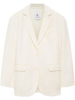 ANINE BING blazer Quinn à simple boutonnage - Blanc