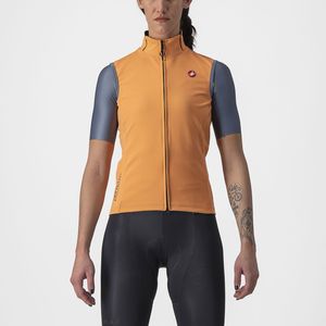 Castelli Perfetto RoS 2 fietsvest mouwloos oranje dames M