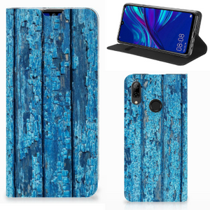 Huawei P Smart (2019) Book Wallet Case Wood Blue