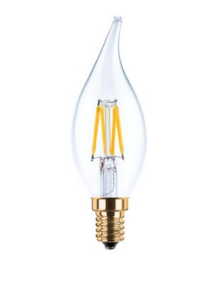 Segula 55206 LED-lamp Energielabel F (A - G) E14 Kaars windlicht 3 W = 26 W Warmwit (Ø x l) 35 mm x 112 mm 1 stuk(s)
