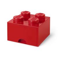 Lego Opberglade, Polypropyleen, Rood, 25 mm X 25 mm X 18 mm