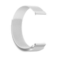 By Qubix - Compatible met Garmin Vivomove 3 / HR/Luxe/Sport/Style/Trend - Milanese bandje - Zilver - Compatible Garmin bandje - Bandbreedte: 20mm