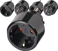 Brennenstuhl 1508550 stekkeradapter, zwart