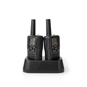 Nedis Walkie talkie Set | 2 Handsets | Tot 10 km | Zwart | 1 stuks - WLTK1010BK - WLTK1010BK