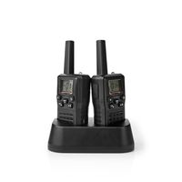 Nedis Walkie talkie Set | 2 Handsets | Tot 10 km | Zwart | 1 stuks - WLTK1010BK - WLTK1010BK - thumbnail