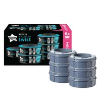 Tommee Tippee Sangenic twist & click cassette 6 pack (6 st)