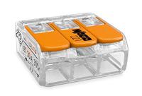 Wago 221 klemmen 10x 221-413 | Kabel connector in hersluitbare doos - Origineel WAGO