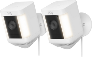 Ring Spotlight Cam Plus - Plug In - Wit - 2-pack