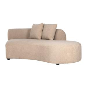 Richmond Modulaire Bank Grayson Ottoman, Furry - Zand