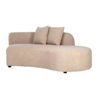 Richmond Modulaire Bank Grayson Ottoman, Furry - Zand - thumbnail