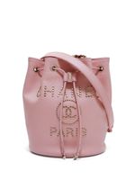 CHANEL Pre-Owned sac seau à logo CC (2017-2018) - Rose - thumbnail