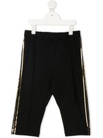 Balmain Kids pantalon de jogging à bandes latérales - Noir