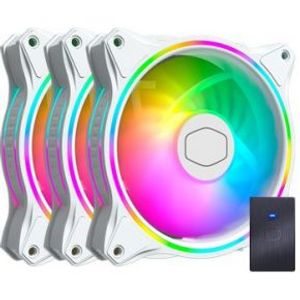 CoolerMaster MasterFan MF120 Halo 3in1 White Edition