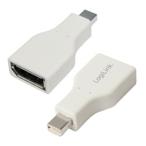 LogiLink CV0110 Adapter [1x Mini-DisplayPort stekker - 1x DVI-bus 24+1-polig, HDMI-bus, VGA-bus] Zwart