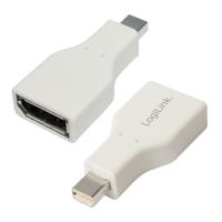 LogiLink CV0110 Adapter [1x Mini-DisplayPort stekker - 1x DVI-bus 24+1-polig, HDMI-bus, VGA-bus] Zwart - thumbnail