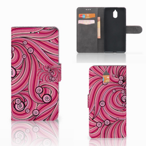 Nokia 3.1 (2018) Hoesje Swirl Pink