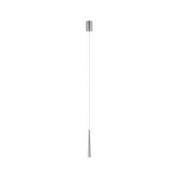 Paulmann 70929 LED hanglamp Gutta incl. 1x7 watt hangende lamp alu geborsteld plafondlamp metaal warmwit 2700 K,1e slinger