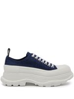 Alexander McQueen baskets Tread Slick à lacets - Bleu - thumbnail