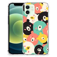 iPhone 12 Mini Stevig Bumper Hoesje Bears - thumbnail