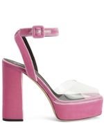 Giuseppe Zanotti sandales 120 mm à semelle plateforme - Rose