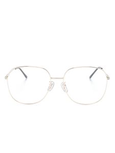 Gucci Eyewear lunettes de vue Double G à monture carrée - Or